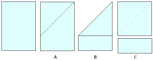 Cutting the strip to create a square sheet