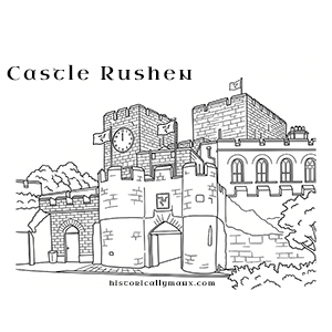 Castle Rushen Colouring Sheet