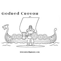 Godred Crovan colouring sheet