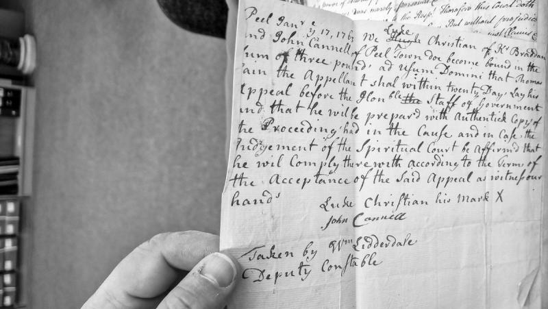 Bond for Appeal to Staff of Government by Thomas [obscured]ain