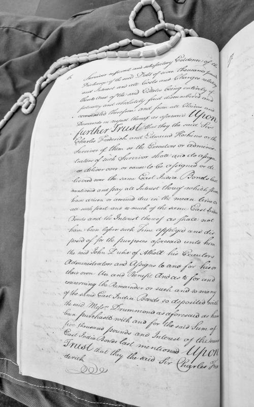 Trust deed regarding discharge of debt and East India Bonds