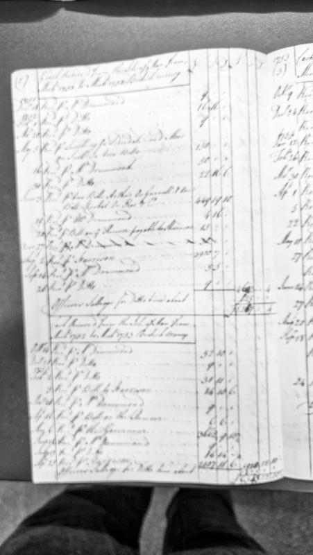 Cash Removed from Isle of Man, Michaelmas 1752 to Michaelmas 1753