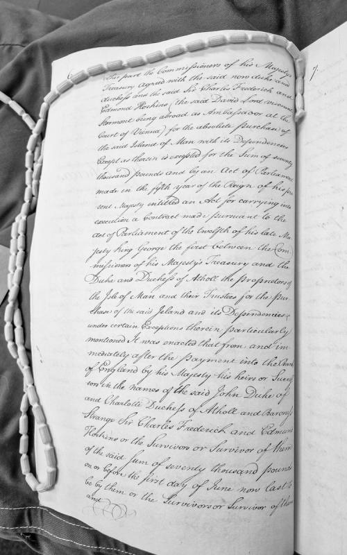 Act of Parliament for purchase of Isle of Man from Duke and Duchess of Atholl