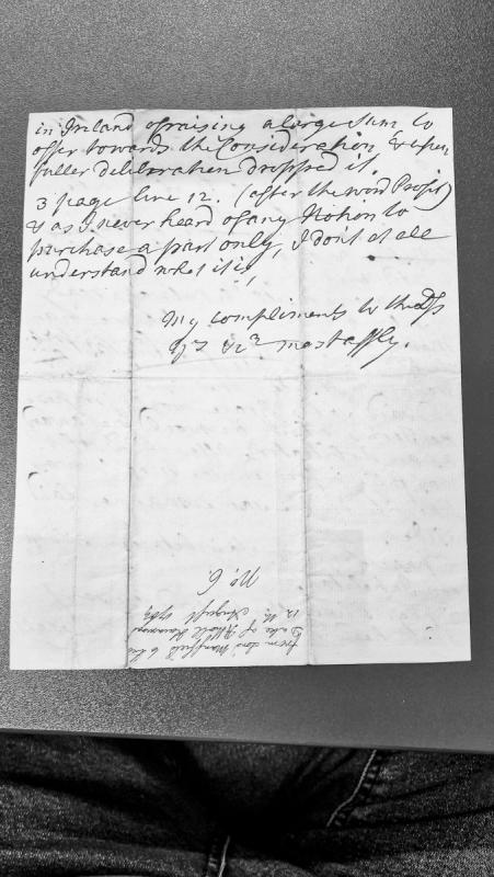 Address panel fragment with partial recipient details