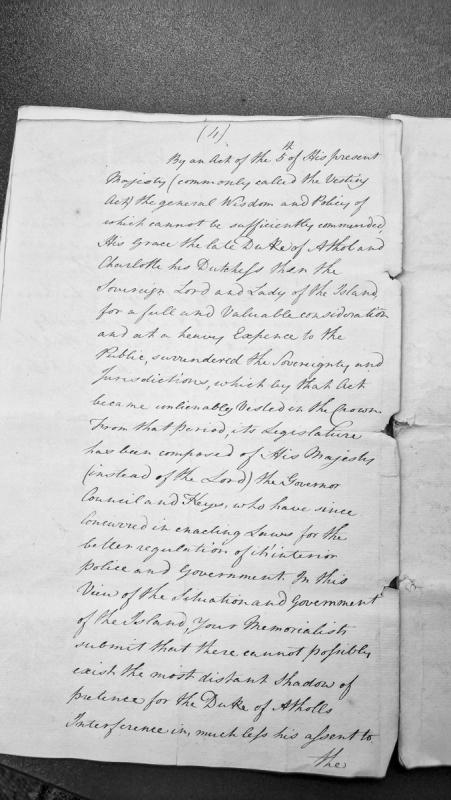 Analysis of the Vesting Act and Crown sovereignty over the Isle of Man