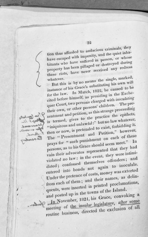 Critique of gubernatorial abuse of power regarding inoculation prosecution and riot impunity